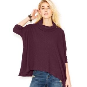 Free People FP Beach World Traveler Top 
Cowl Neck Slouchy